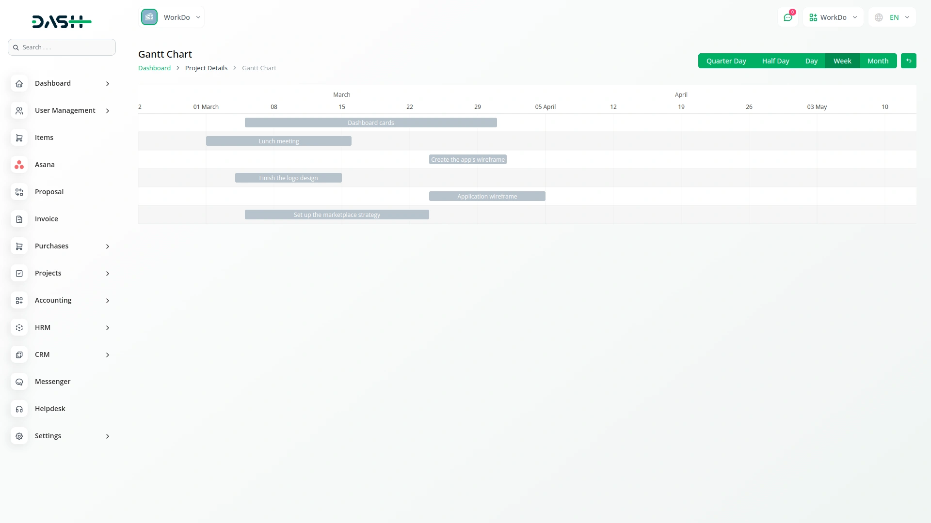 Asana Project Management