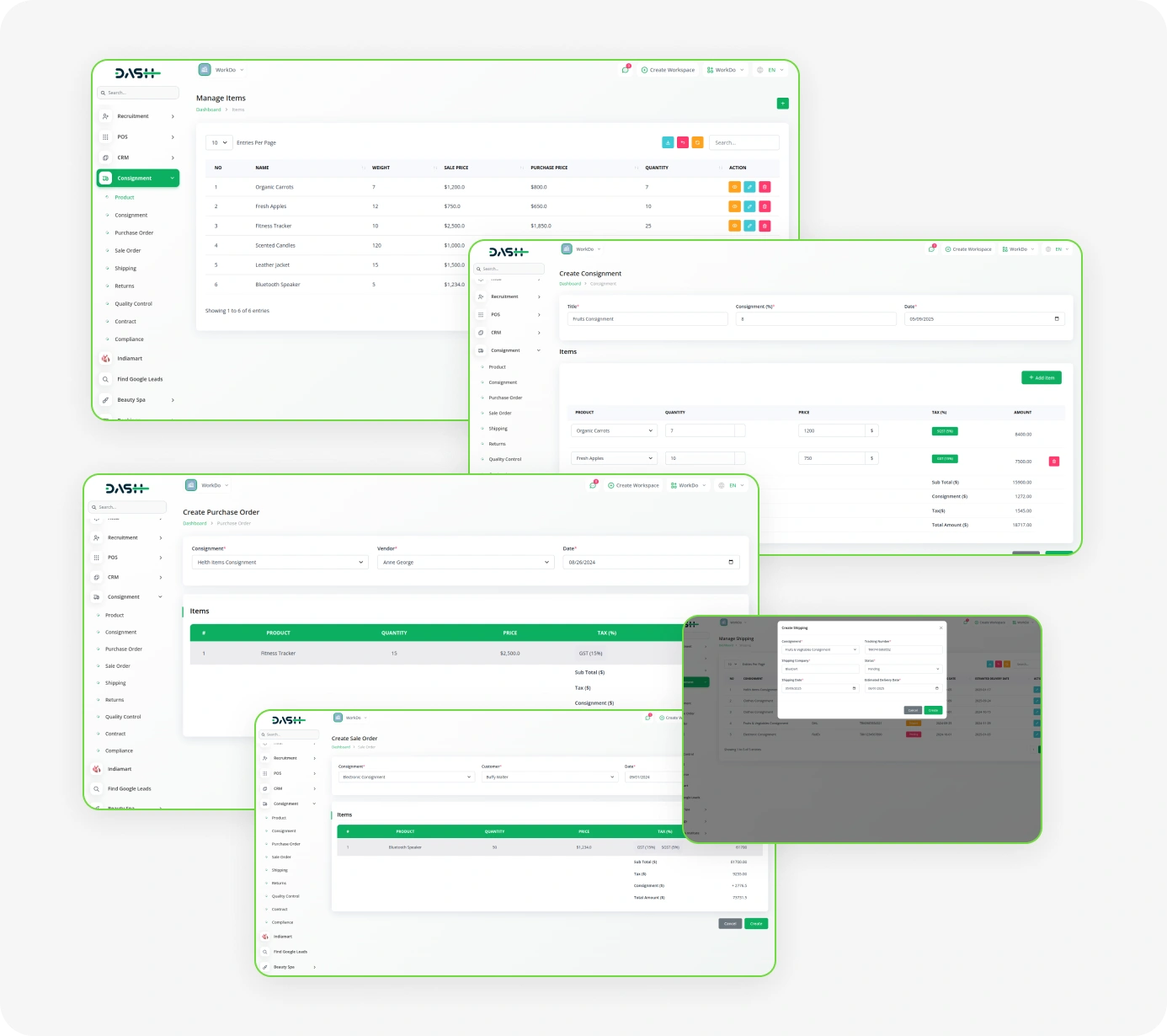 Consignment Management System