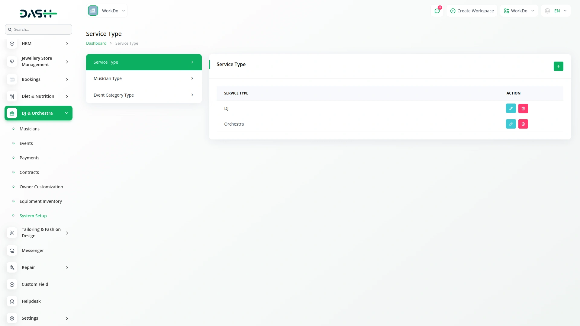 DJ And Orchestra Management