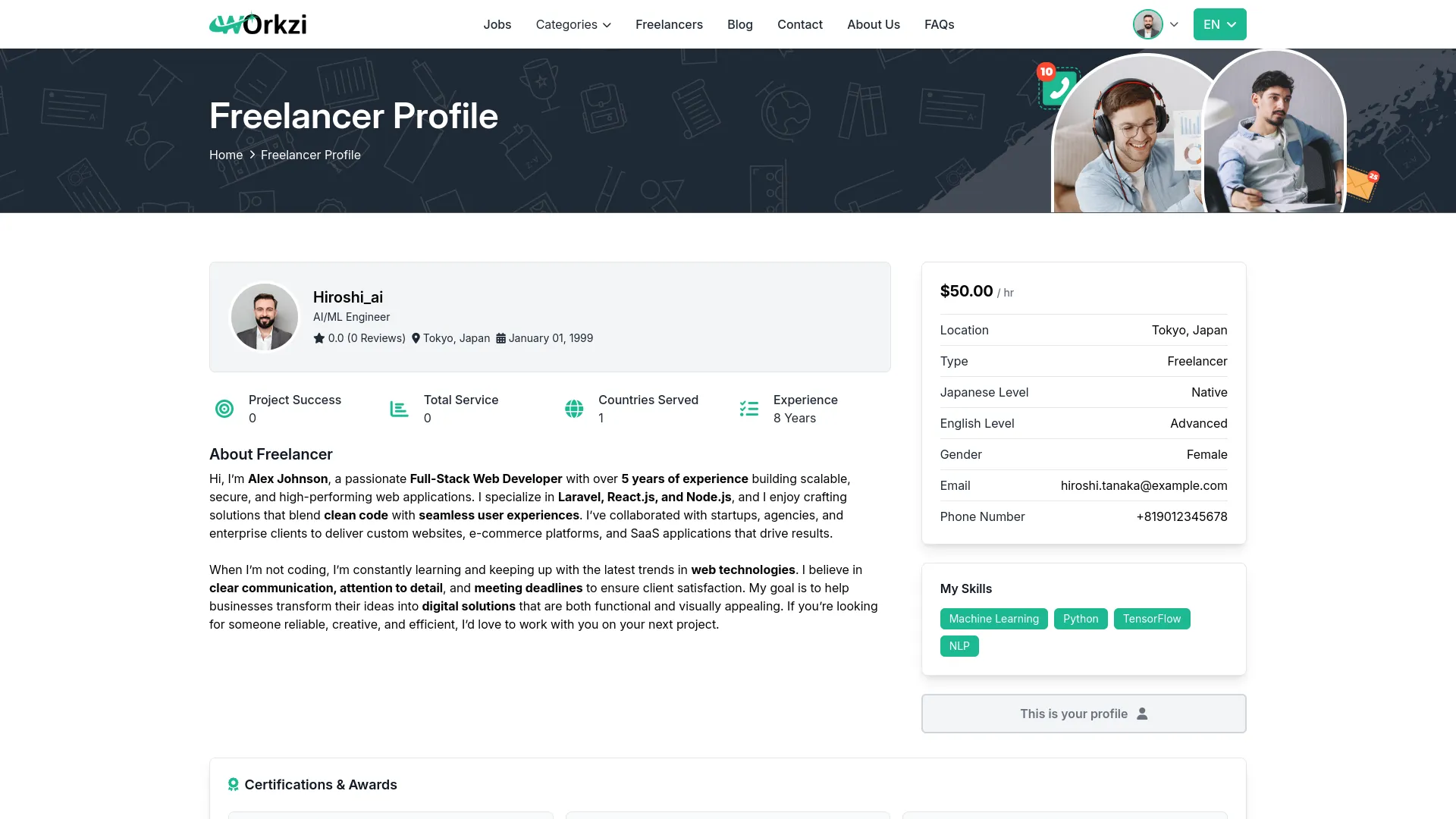 Freelancing Platform