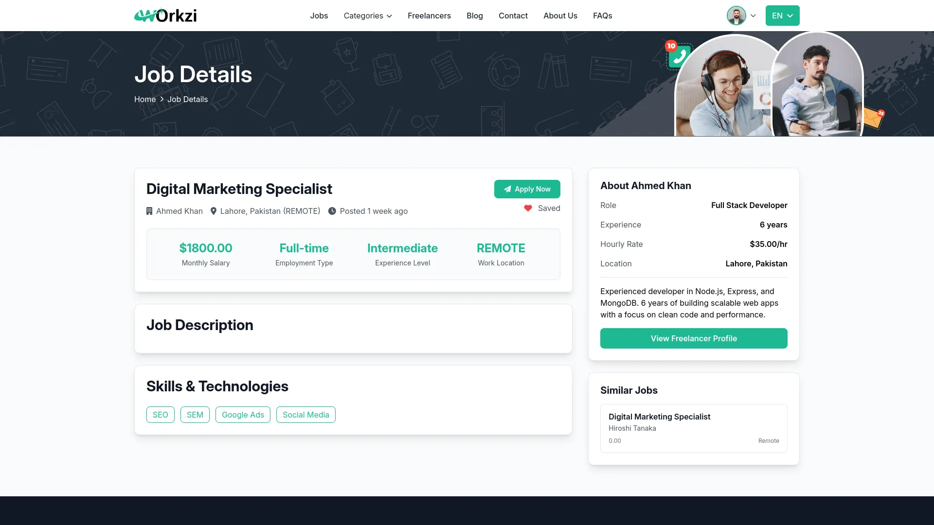 Freelancing Platform