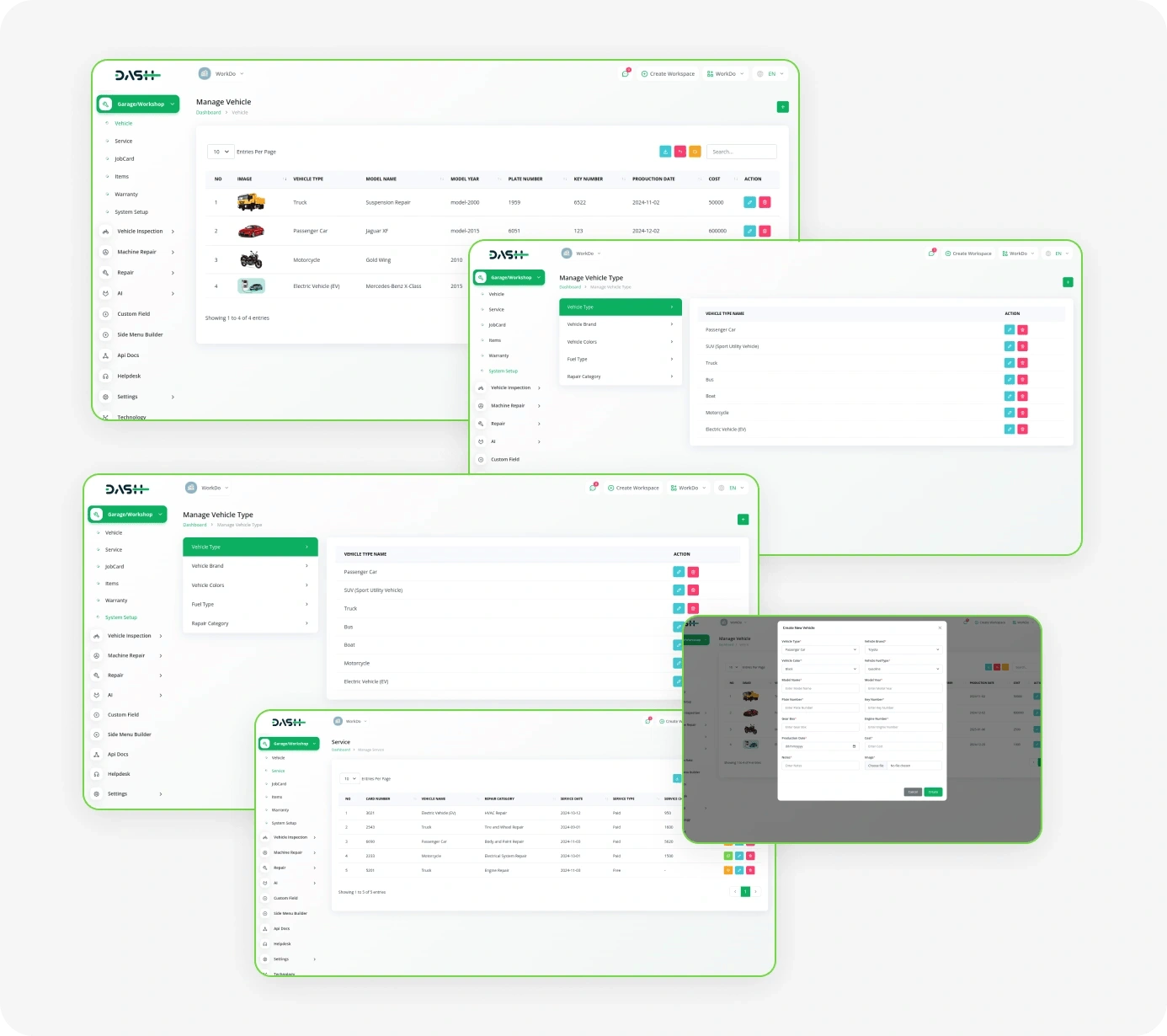 Garage/Workshop Management System
