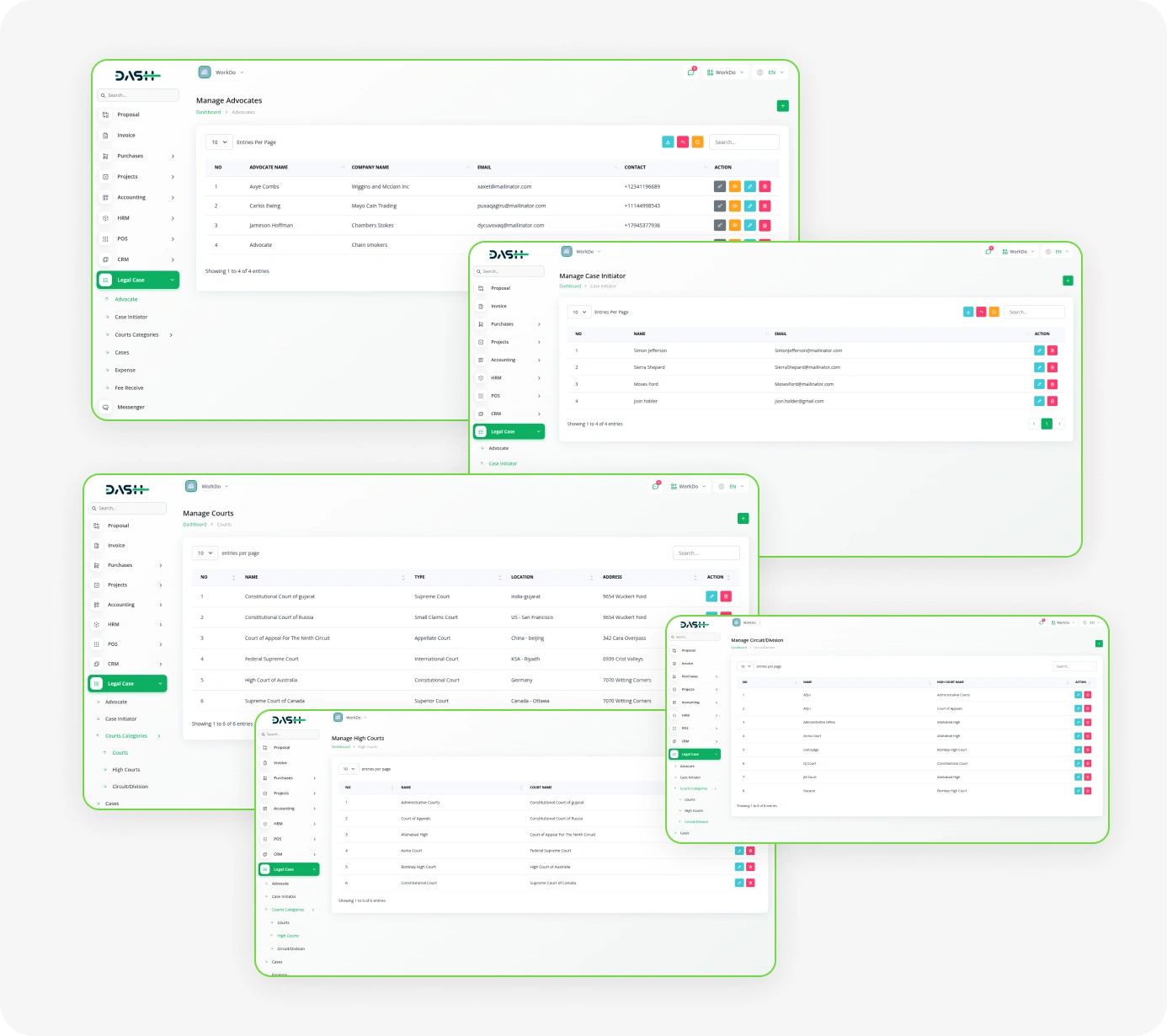 Legal Case Management