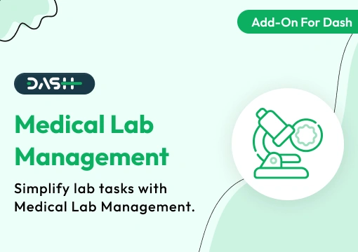 Medical Lab Management – Dash SaaS Add-On