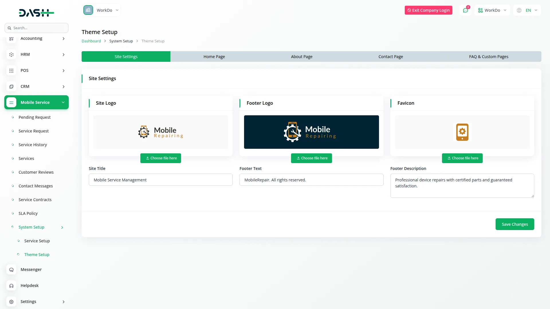 Mobile Service Management