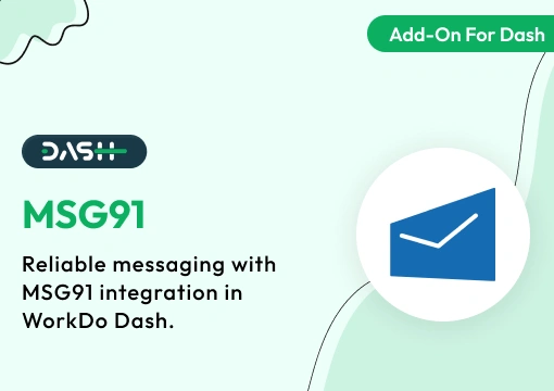 MSG91 – Dash SaaS Add-On