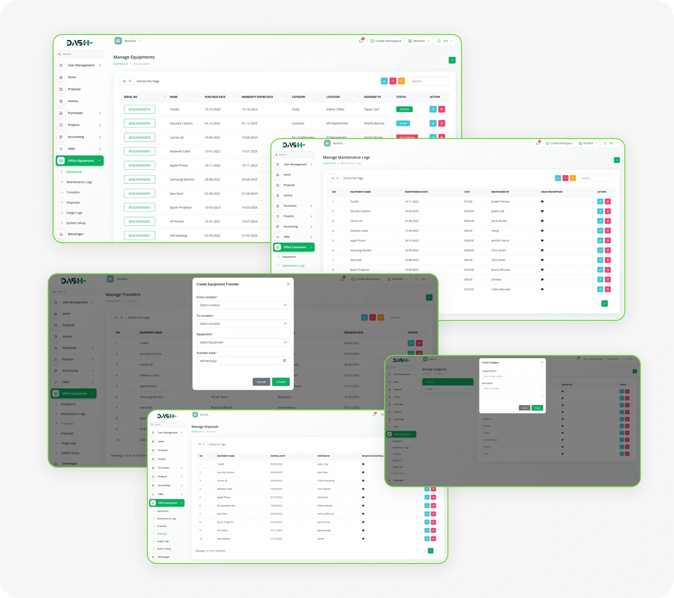 Office Equipment Management