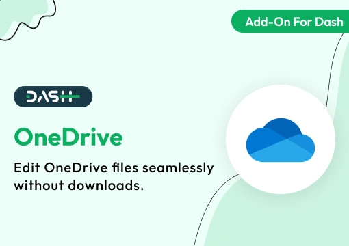 OneDrive – Dash SaaS Add-On