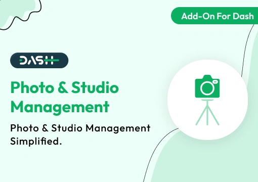 Photo & Studio Management – Dash SaaS Add-On