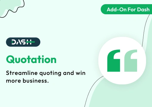 Quotation – Dash SaaS Add-On