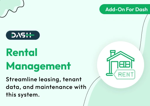 Rental Management – Dash SaaS Add-On