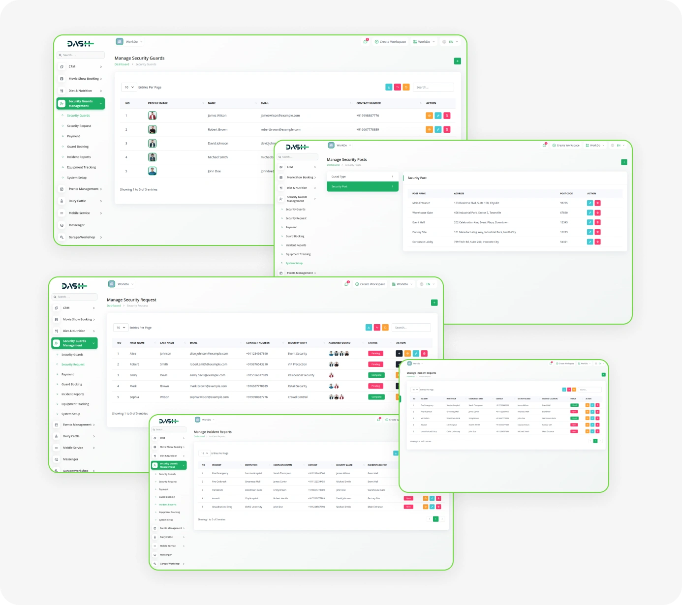 Security Guard Management