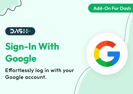 Sign-In With Google – Dash SaaS Add-On