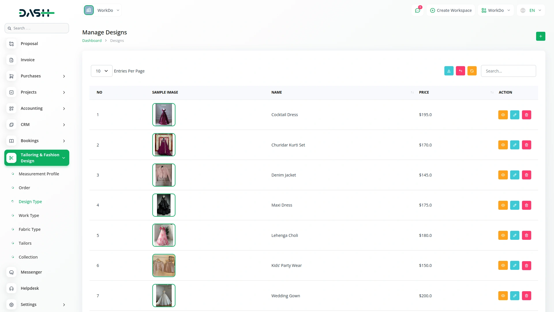 Tailoring & Fashion Design