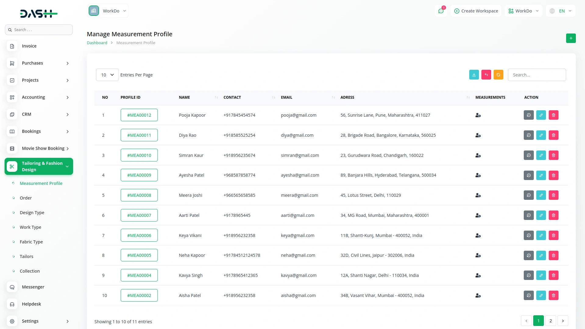 Tailoring & Fashion Design