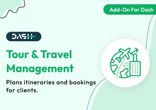 Tour & Travel Management – Dash SaaS Add-On