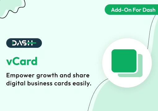 vCard – Dash SaaS Add-On