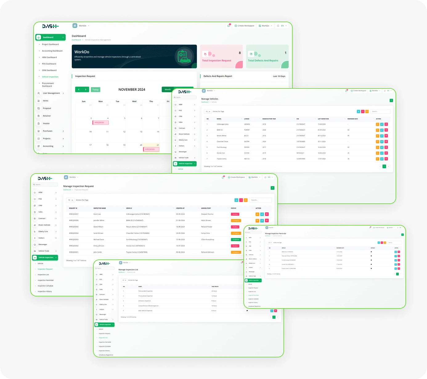 Vehicle Inspection Management