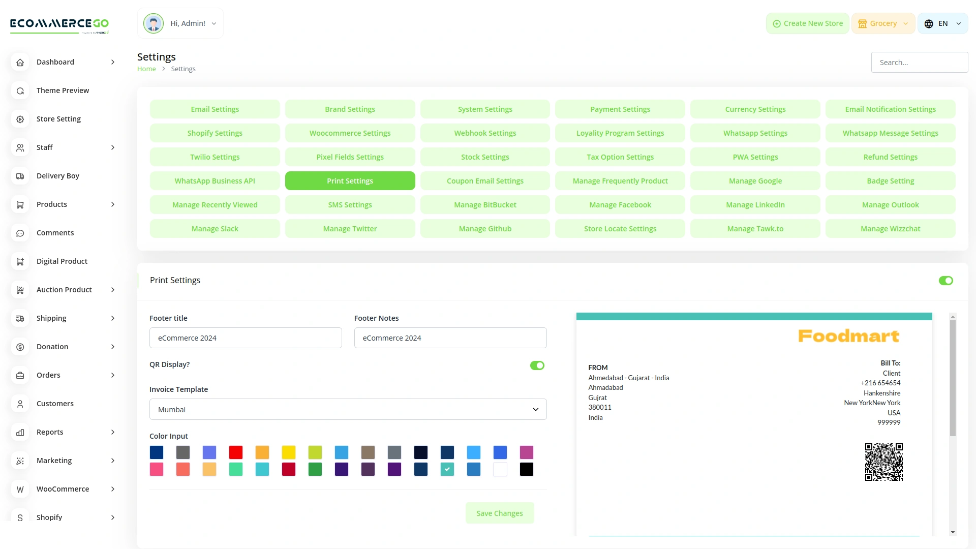 Automatic Order Printing – eCommerceGo Add-On