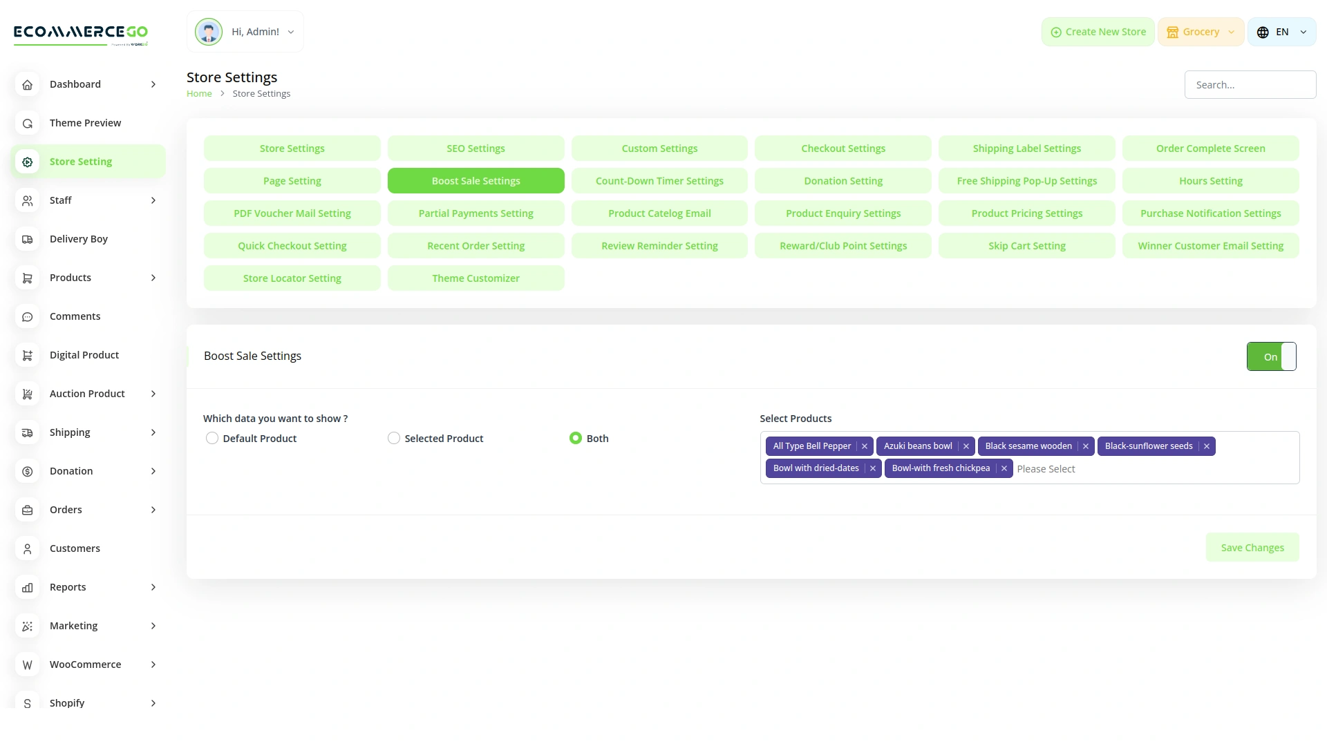 Boost Sales – eCommerceGo Add-On