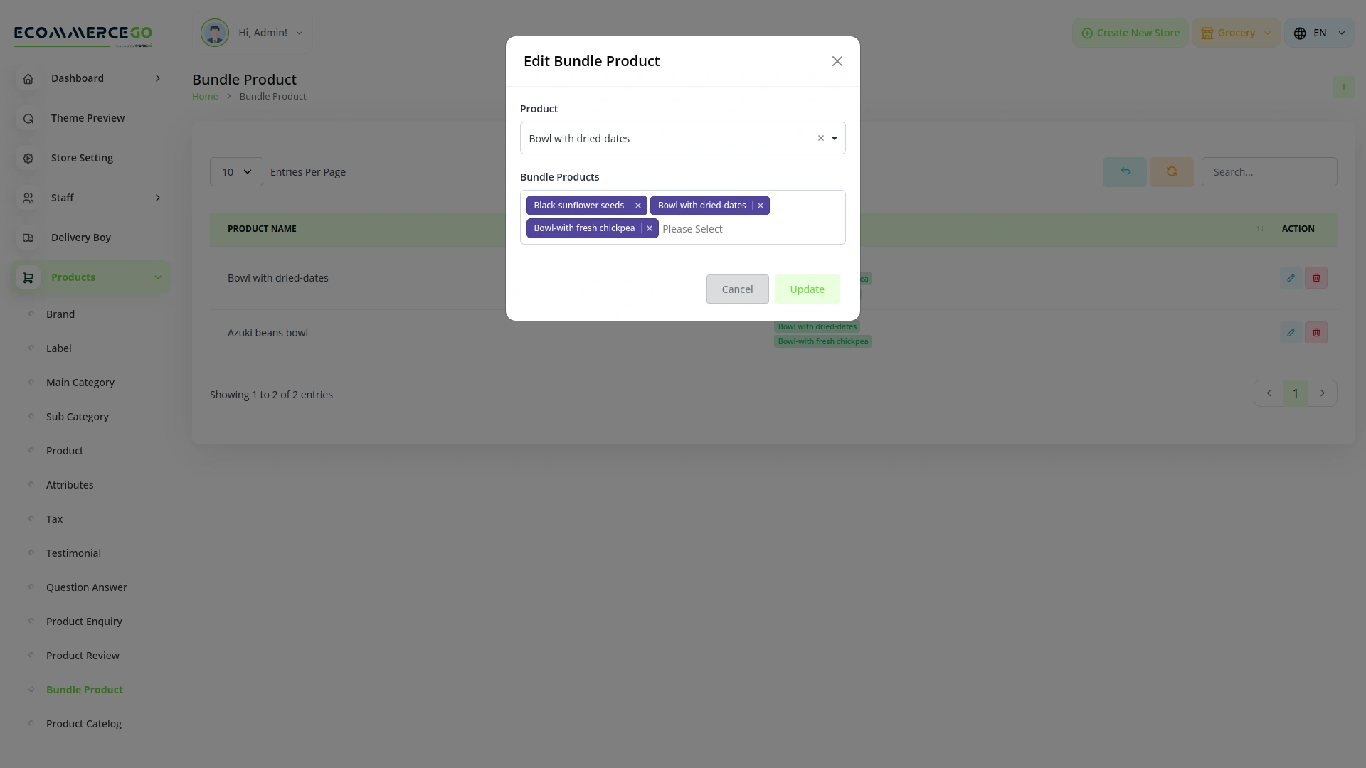 Bundle Product – eCommerceGo Add-On