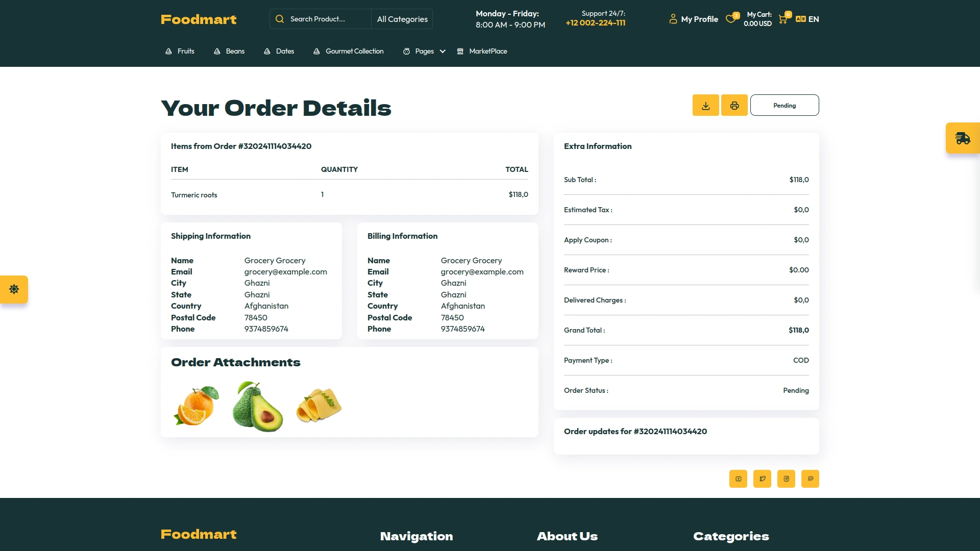 Checkout Attachment – eCommerceGo Add-On