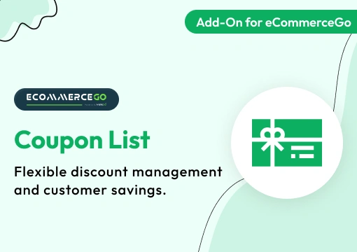 Coupon List – eCommerceGo Add-On