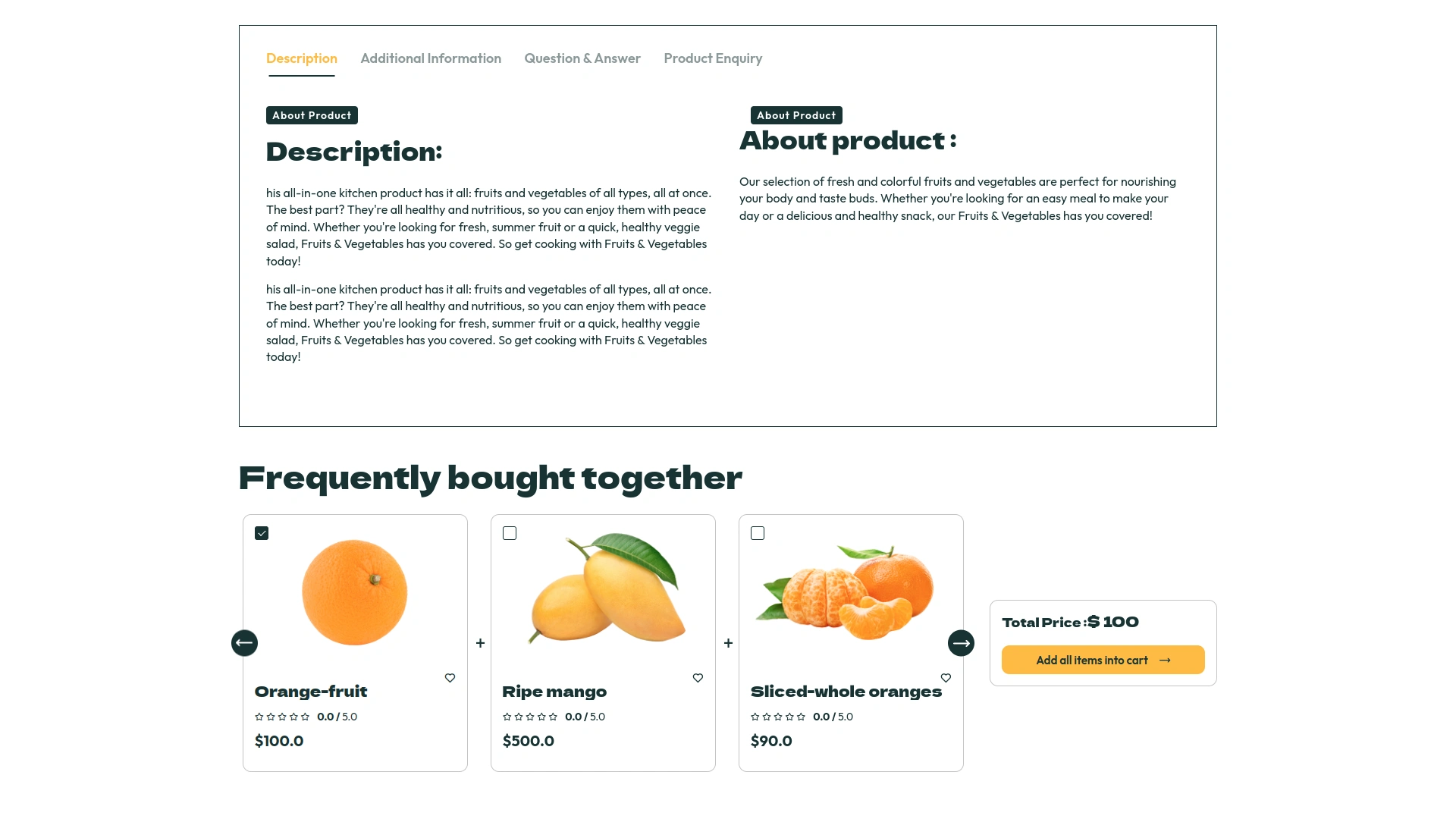 Frequently Product – eCommerceGo Add-On