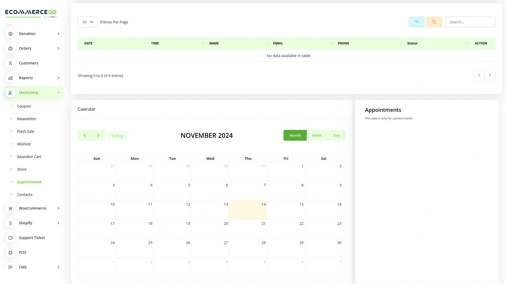Marketing – eCommerceGo Add-On