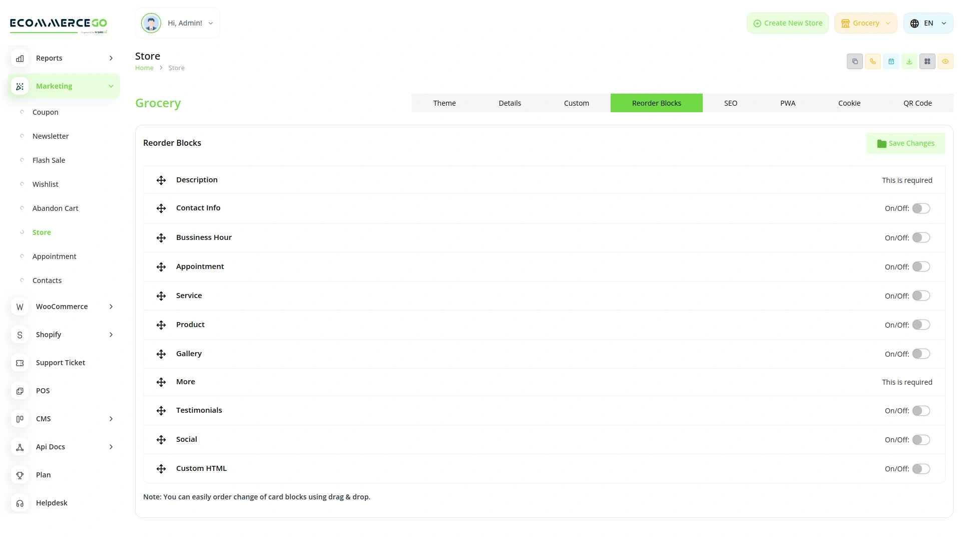 Marketing – eCommerceGo Add-On
