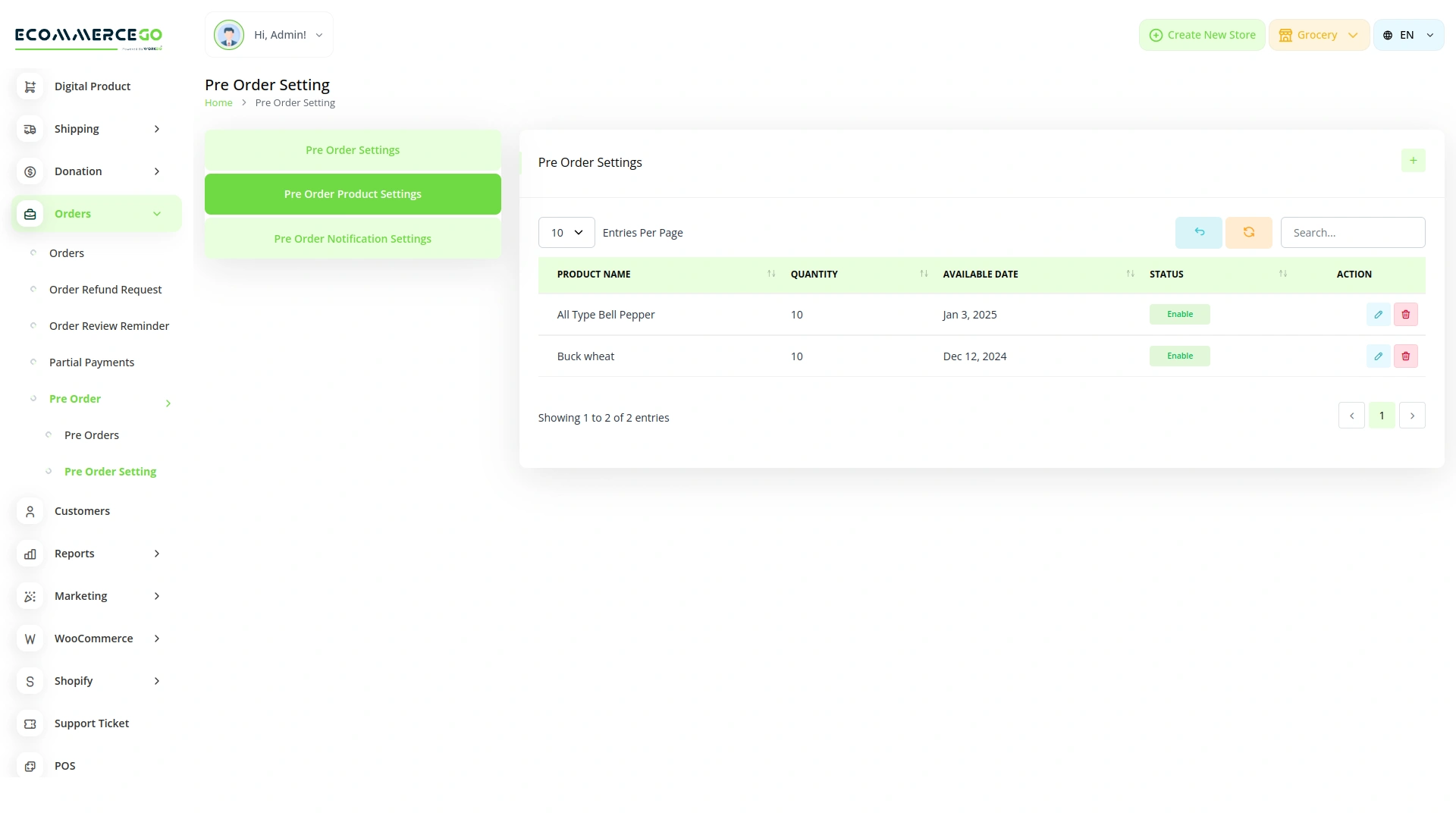 Pre Order – eCommerceGo Add-On