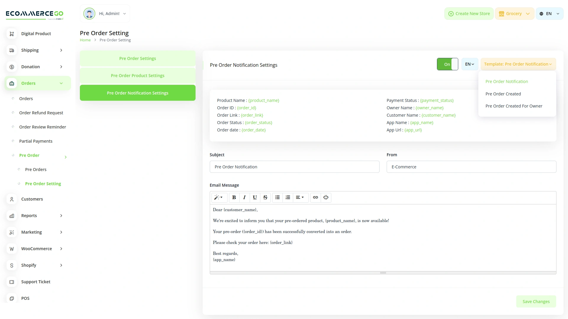 Pre Order – eCommerceGo Add-On