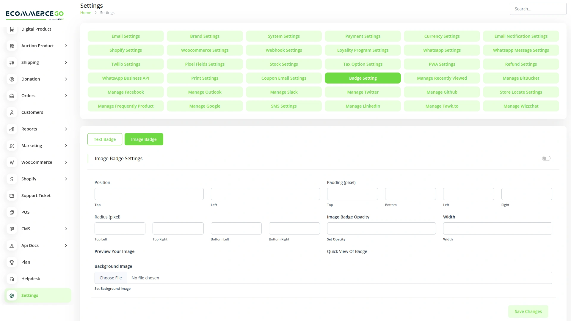 Product Badge Management – eCommerceGo Add-On
