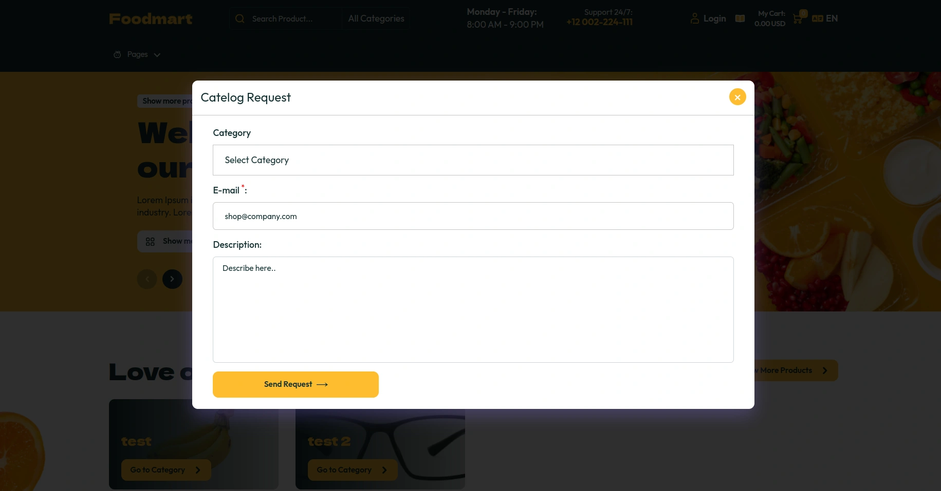 Product Catelog – eCommerceGo Add-On