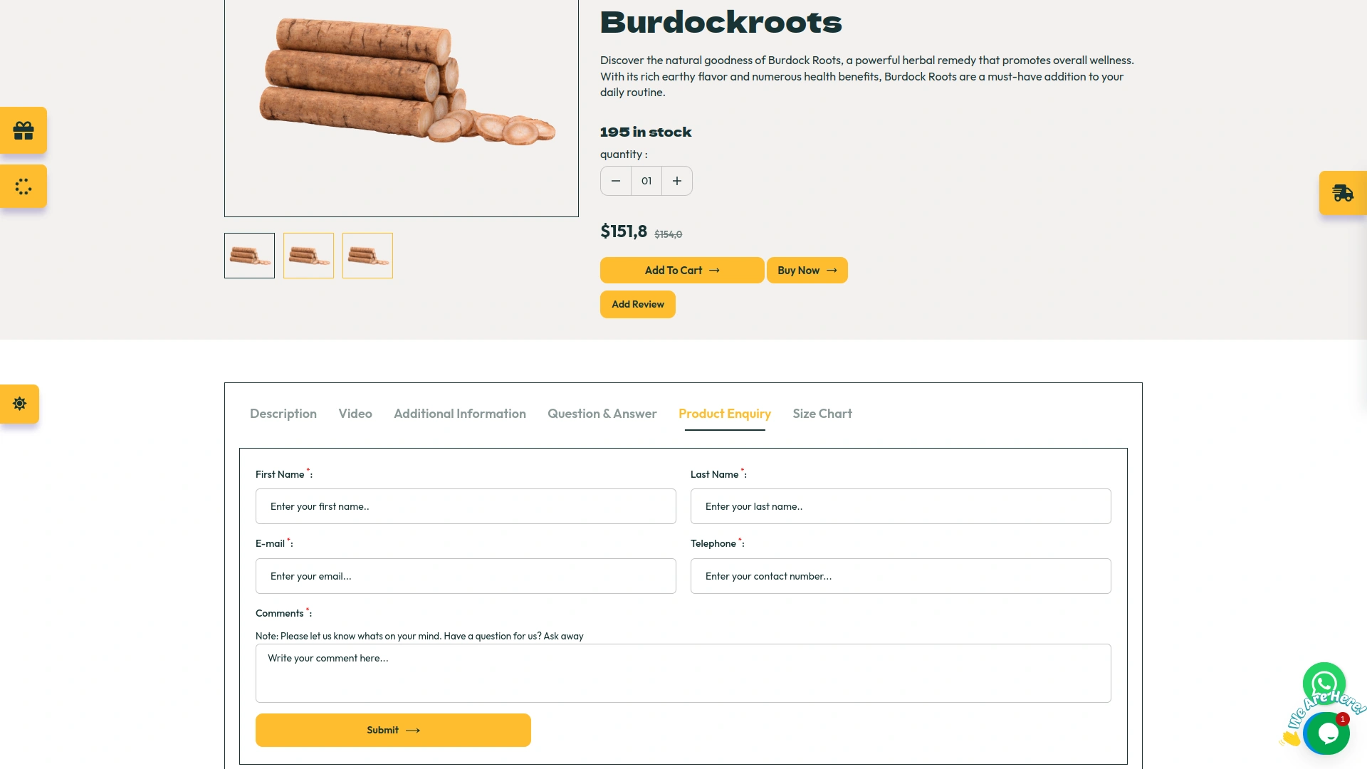 Product Enquiry – eCommerceGo Add-On