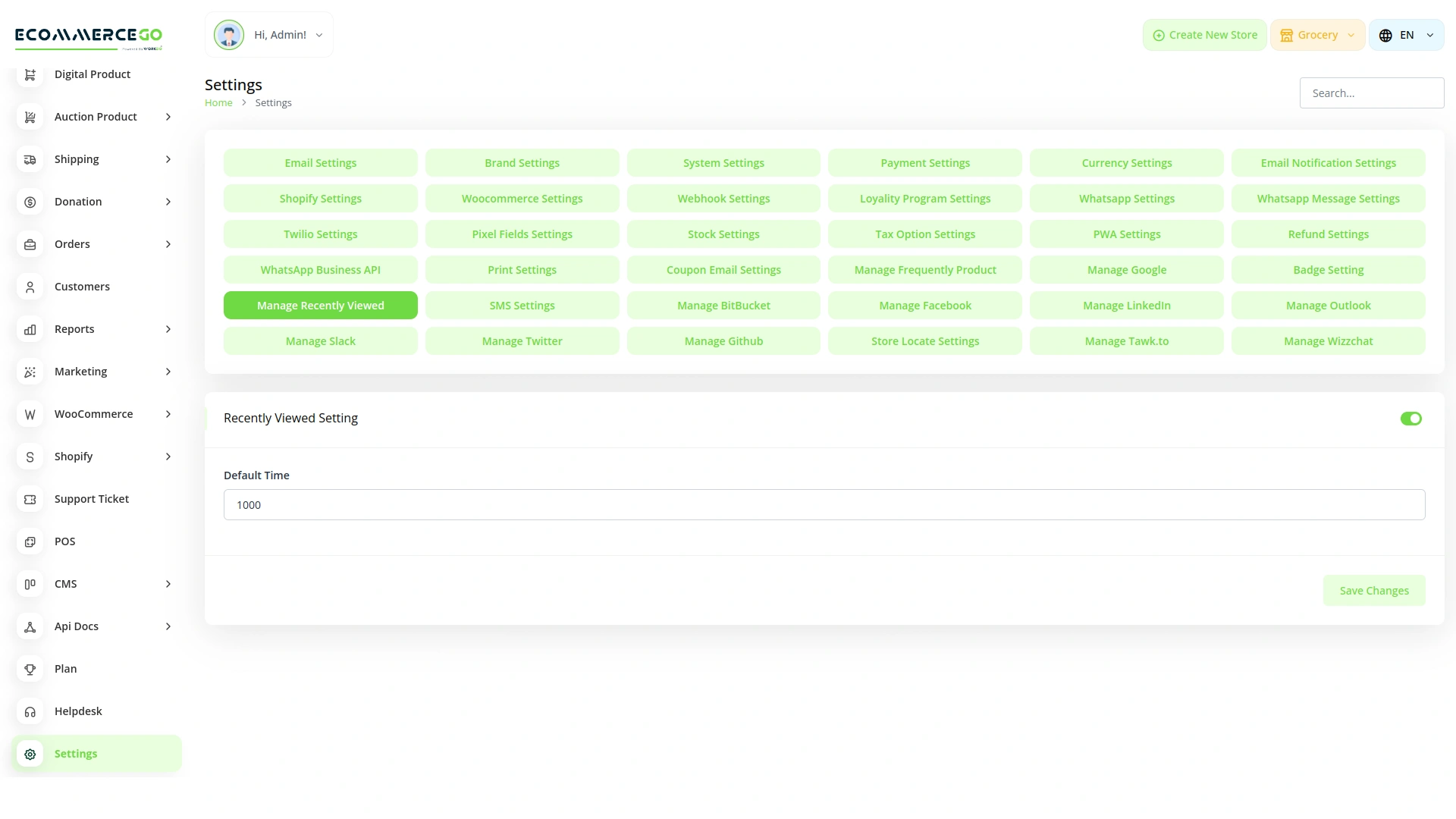 Recently Viewed Product – eCommerceGo Add-On