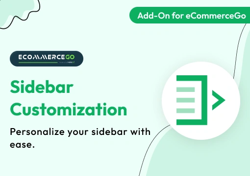 Sidebar Customization – eCommerceGo Add-On
