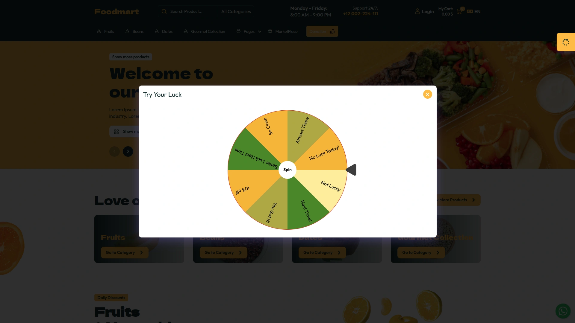 Spin To Win Reward – eCommerceGo Add-On