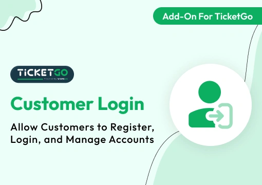 Customer Login – TicketGo Add-On