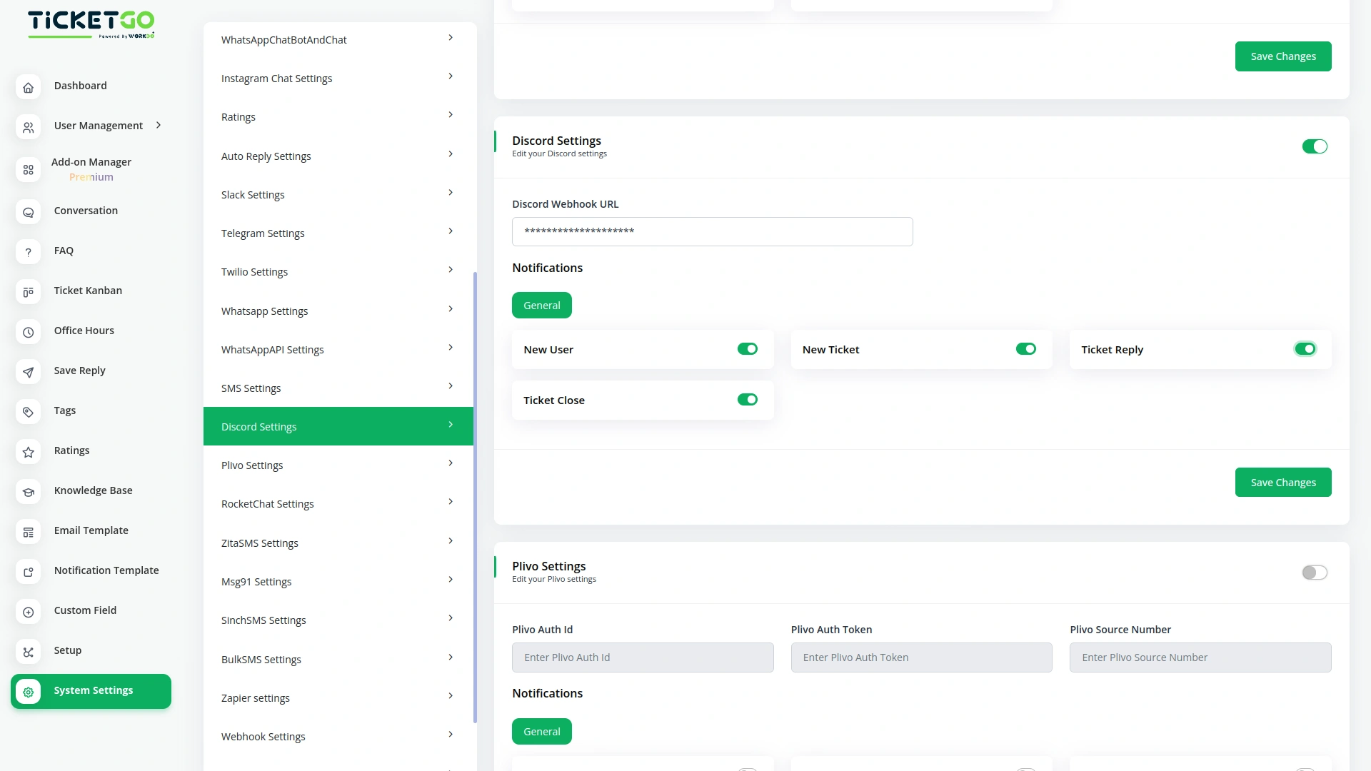 Discord – TicketGo Add-On