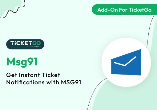 Msg91 – TicketGo Add-On