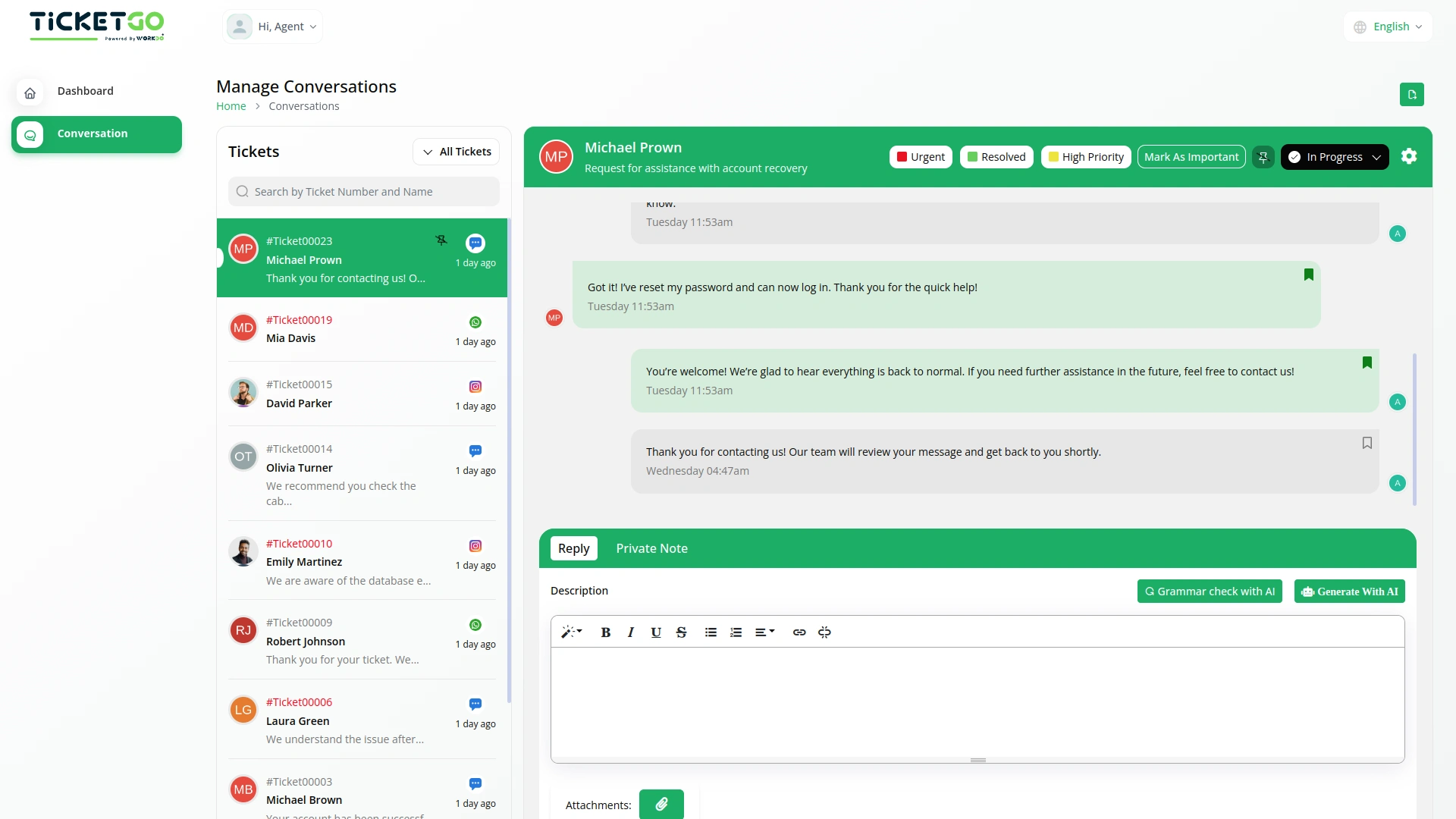 Save Chat – TicketGo Add-On