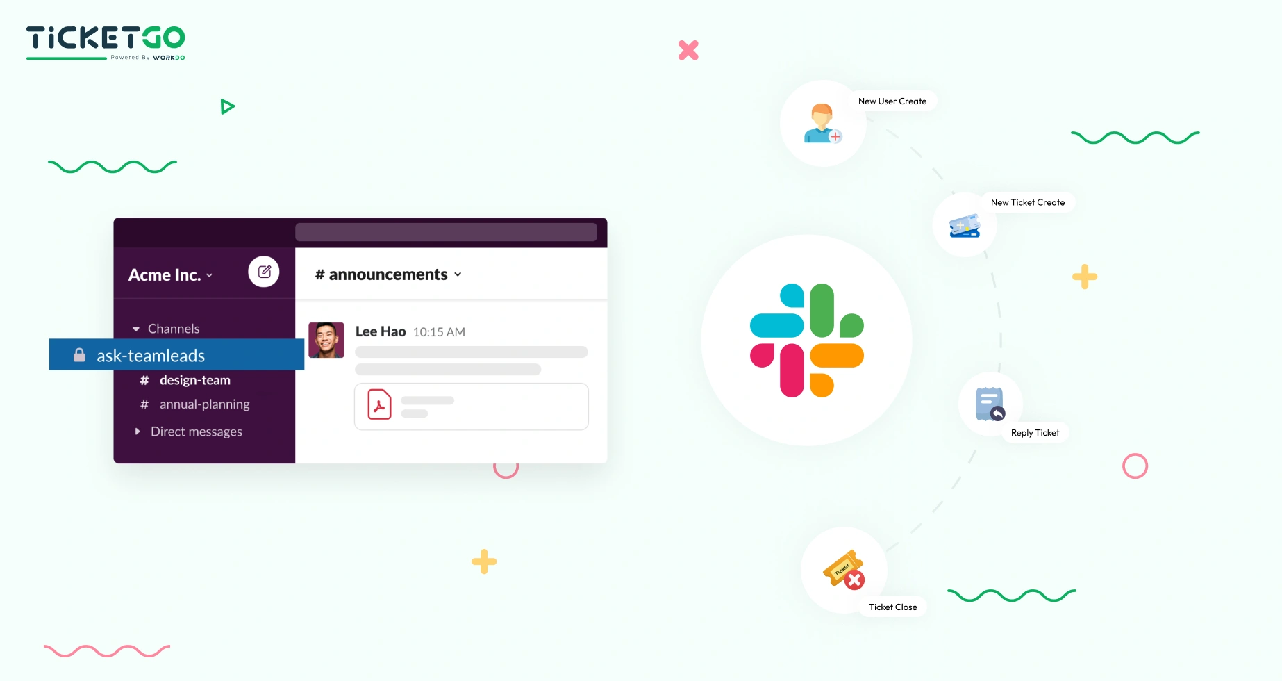 Slack – TicketGo Add-On