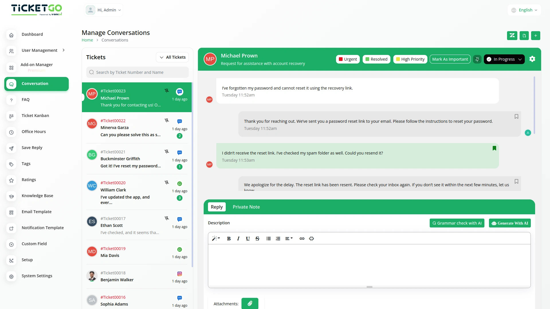 Tags – TicketGo Add-On