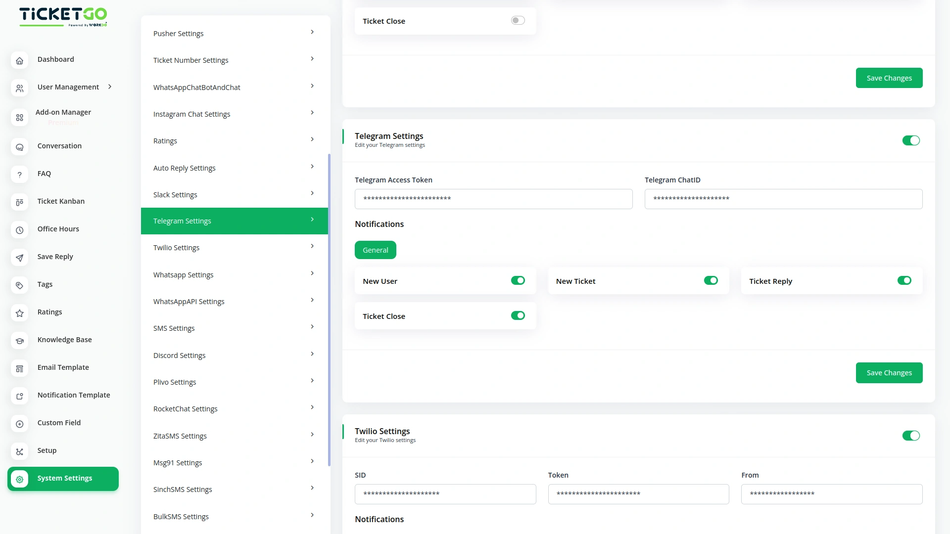 Telegram – TicketGo Add-On
