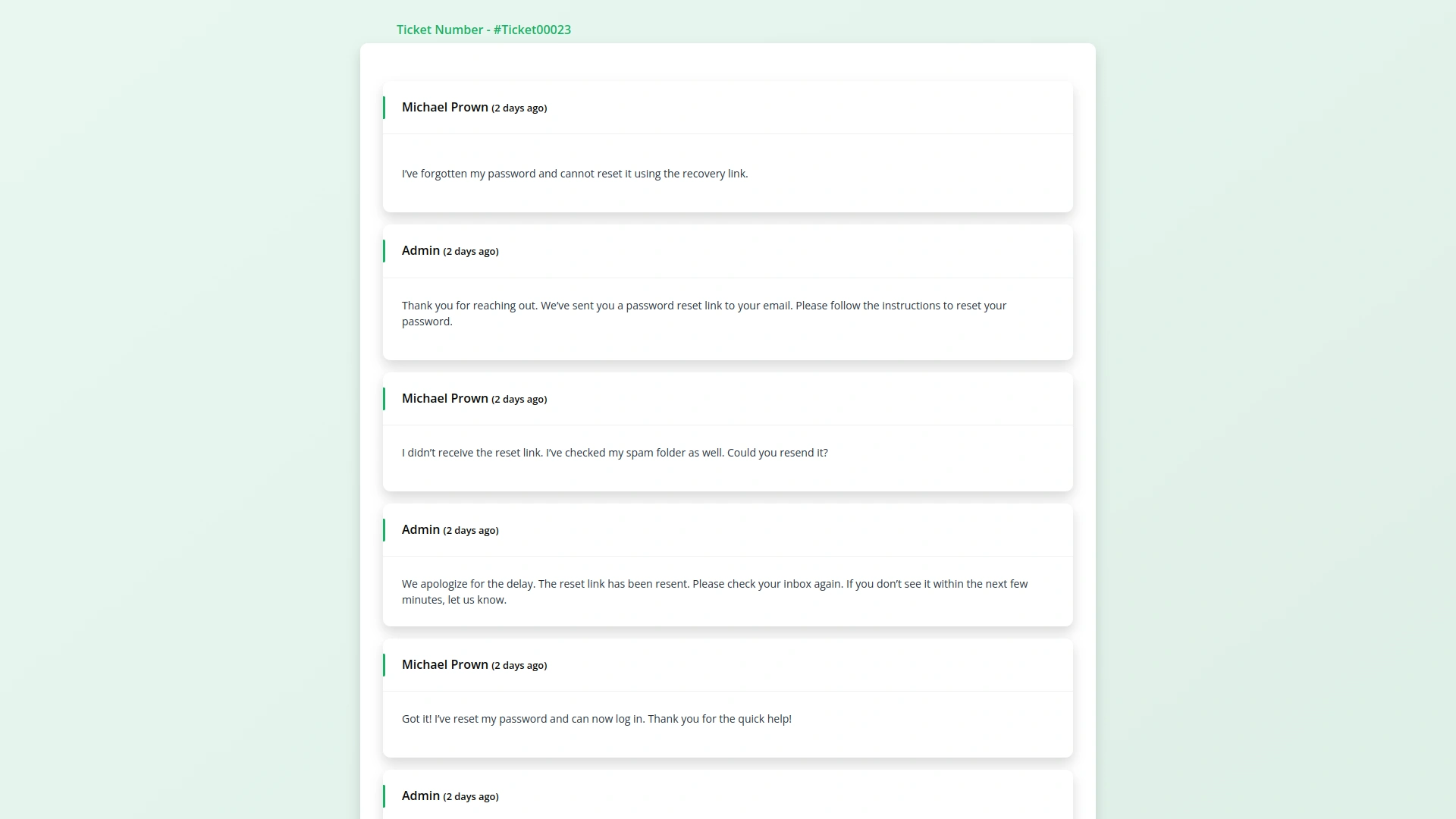 Ticket Number – TicketGo Add-On