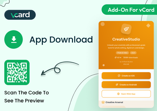 App Download - vCard SaaS Add-On