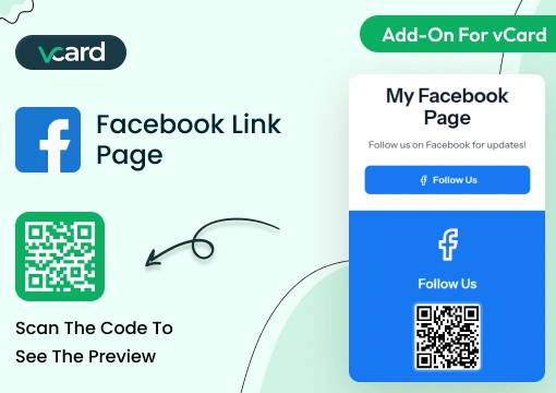 Facebook Link Page – vCard SaaS Add-On