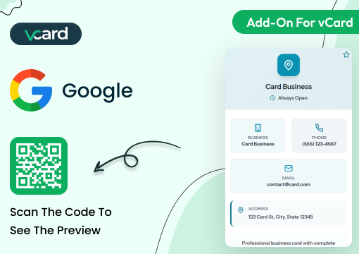 Google - vCard SaaS Add-On