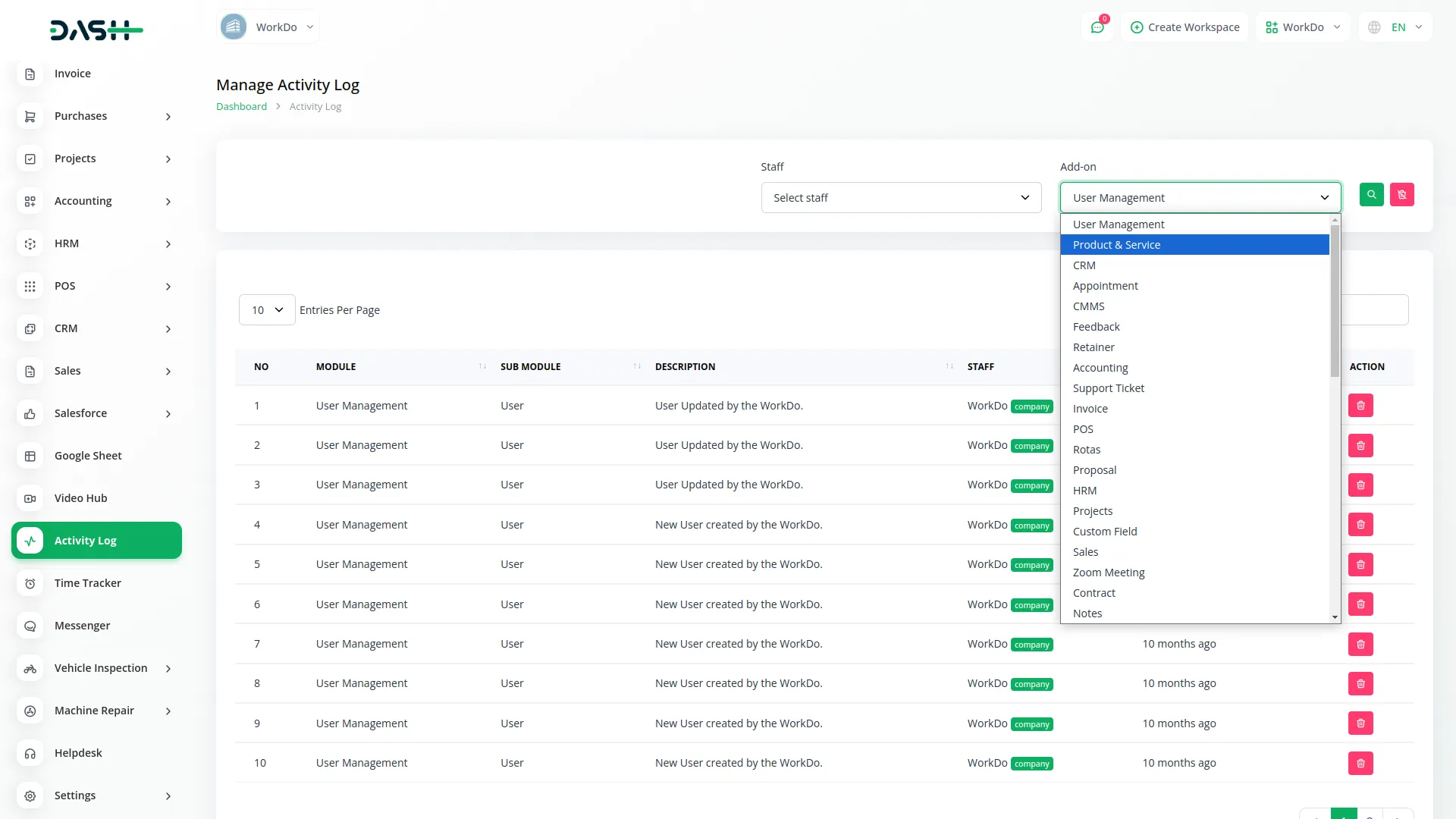 google drive dash saas